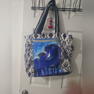 Laurel Burch Artistic Tote Bag